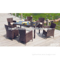 13pcs Alum Rattan Table Sets Outdoor Garden furniture